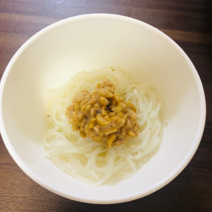 納豆そうめん（離乳食⭐️幼児）